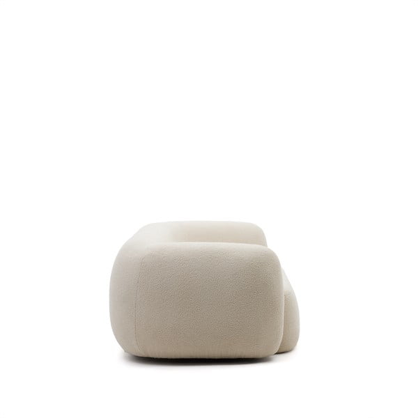 Kremno bela sedežna garnitura iz tkanine bouclé 246 cm Martina – Kave Home-image-3