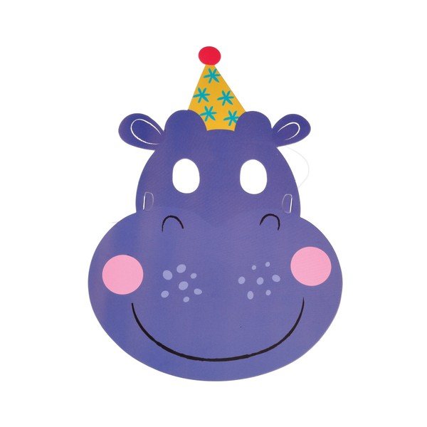 Komplet 6 papirnatih mask Rex London Party-image-1