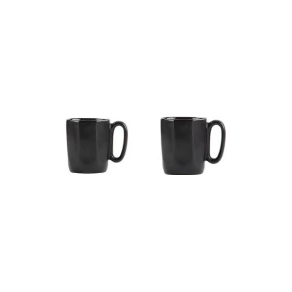 Črne lončene skodelice za espresso v kompletu 2 ks 80 ml Fuori – Vialli Design