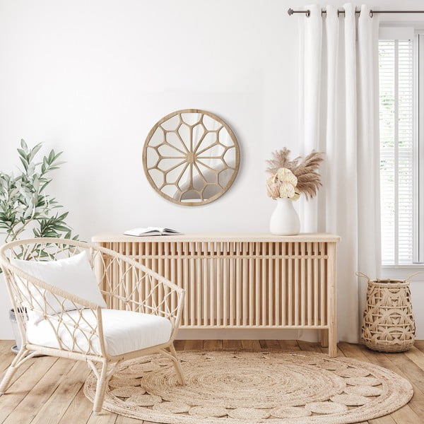 Stensko ogledalo ø 50 cm Alice - Styler-image-2