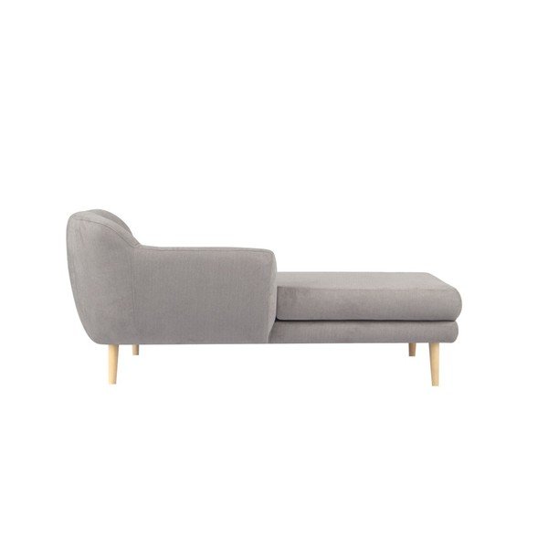 Svetlo siva sedežna garnitura z ležalnikom na desni strani Mazzini Sofas Sardaigne-image-1