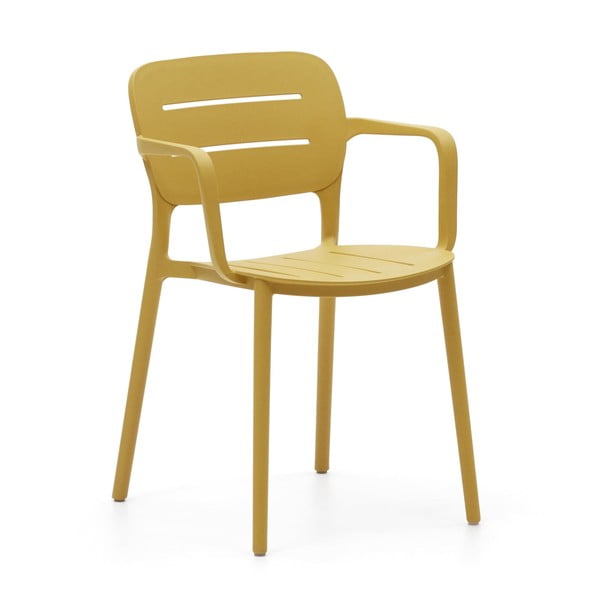 Rumen plastičen vrtni stol Morella – Kave Home