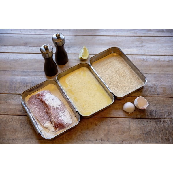 Komplet za cvrtje iz nerjavečega jekla v srebrni barvi – Maximex-image-4