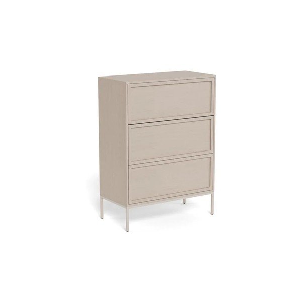 Siva melaminska komoda 80x110x40 cm Palmdale – Actona