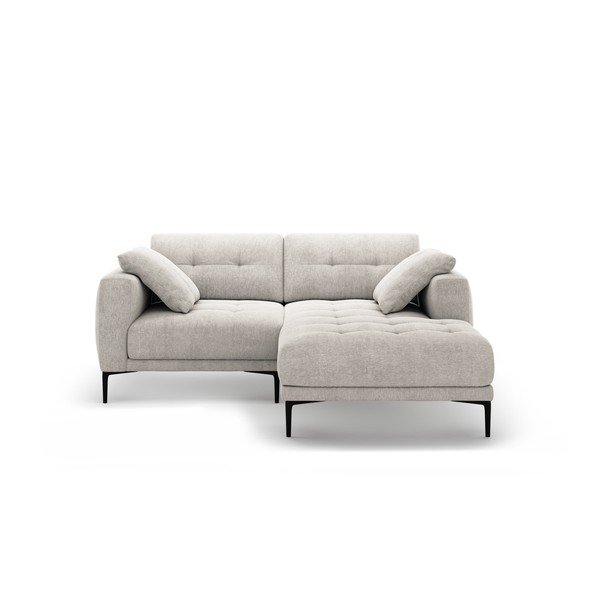 Bež kotna sedežna garnitura (desni kot/z ležalnikom) Bemy – Micadoni 