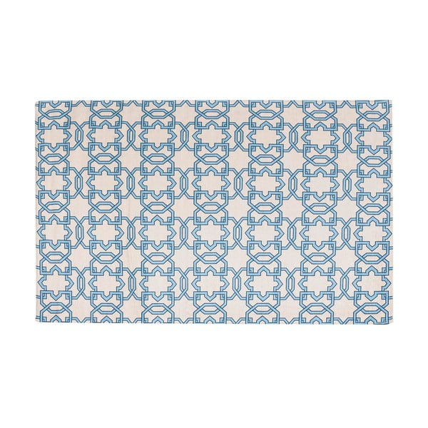 Zelo trpežna kuhinjska preproga Webtappeti Tiles Blue, 60 x 220 cm