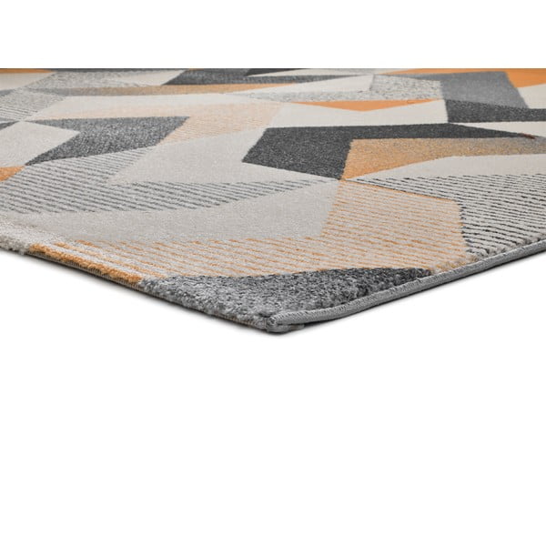 Oranžno-siva preproga Universal Gladys Abstract, 140 x 200 cm-image-2