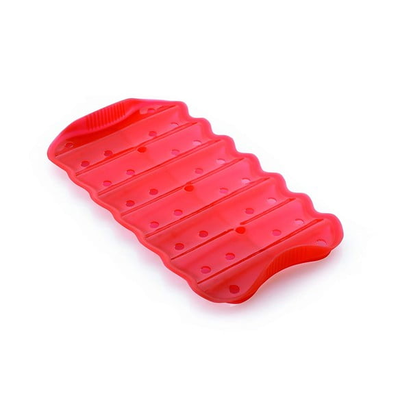 Večnamenski pladenj iz rdečega silikona Lékué