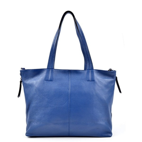 Modra usnjena torbica Roberta M Awero Blu-image-4