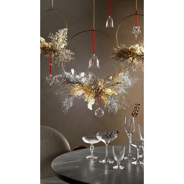 Steklen okrasek za jelko Heart – Holmegaard-image-4