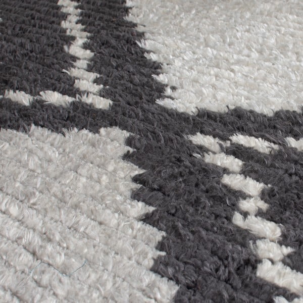 Siva preproga 230x160 cm Domino Zaid Berber - Flair Rugs-image-4