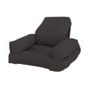 Otroški zložljiv fotelj Karup Design Mini Hippo dark Grey