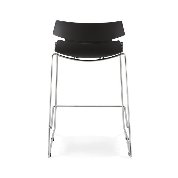 Črni barski stol Kokoon Design Reny-image-1