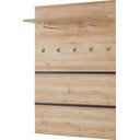 Garderobni panel v dekorju bukve v naravni barvi Lissabon – Germania