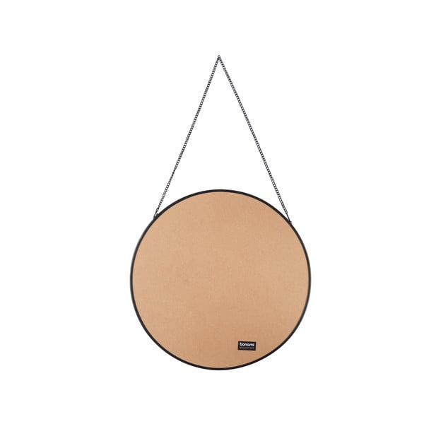 Črno stensko ogledalo Bonami Essentials Moira, ø 40 cm-image-2