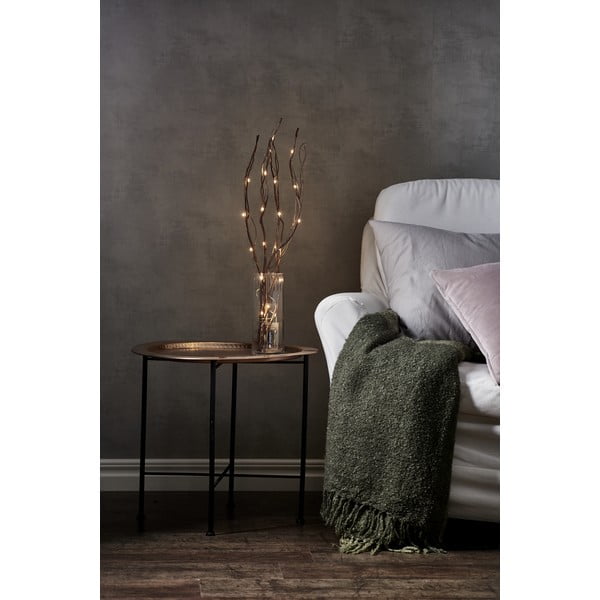 Rjava svetlobna dekoracija ø 8 cm Willow – Star Trading-image-4