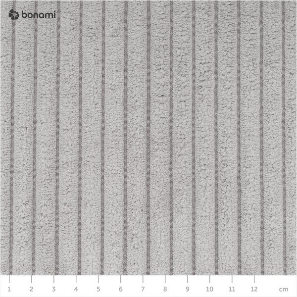 Svetlo siv otoman iz rebrastega žameta Nihad modular – Bobochic Paris-image-4