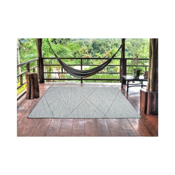 Modro-siva zunanja preproga Universal Weave Cassita, 77 x 150 cm-image-2