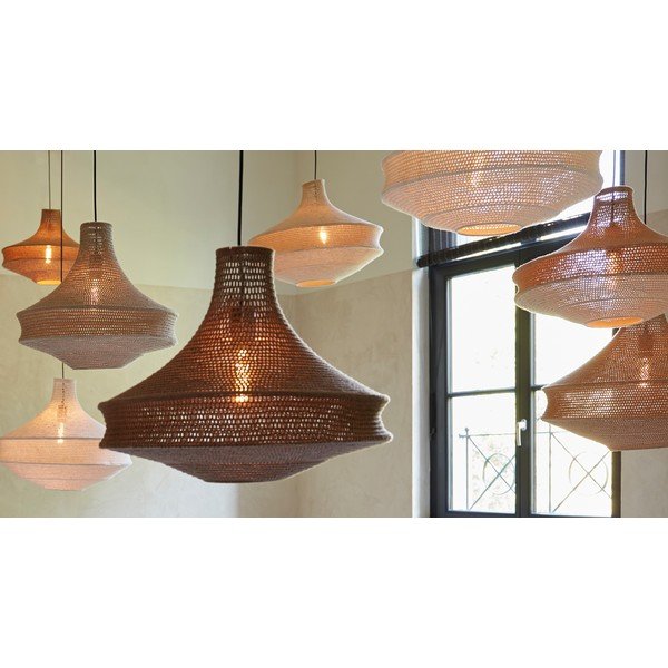 Kremno belo senčilo ø 50 cm Viggo – Light & Living-image-2