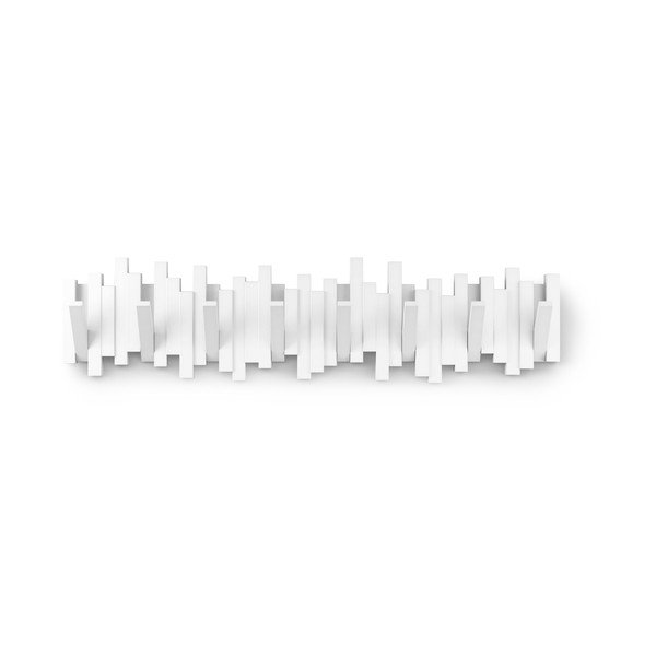 Bel plastičen stenski obešalnik 72 cm Sticks – Umbra