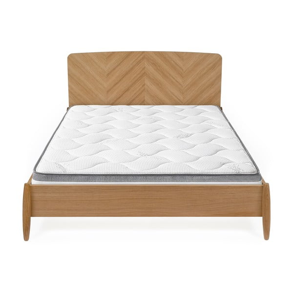 Zakonska postelja Woodman Farsta Herringbone, 140 x 200 cm-image-3