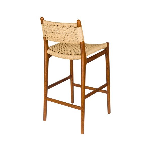 Barski stol iz masivne bukve v naravni barvi (višina sedeža 67,5 cm) Cecile – Dutchbone-image-4