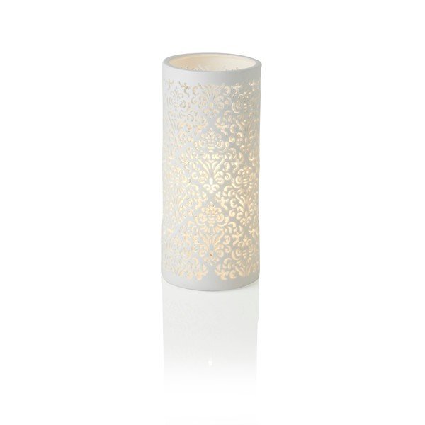 Namizna svetilka iz porcelana Brandani Jacquard, višina 28 cm-image-1