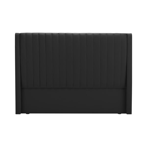Črna vzglavna deska Cosmopolitan Design Dallas, 140 x 120 cm