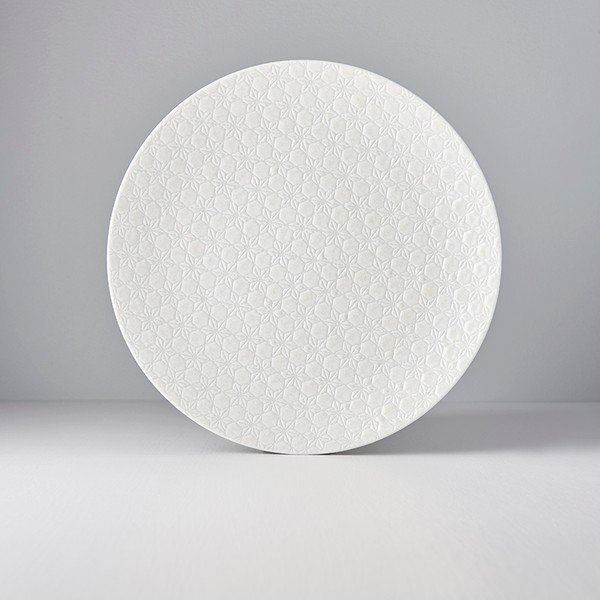 Bel keramičen krožnik MIJ Star, ø 29 cm-image-1