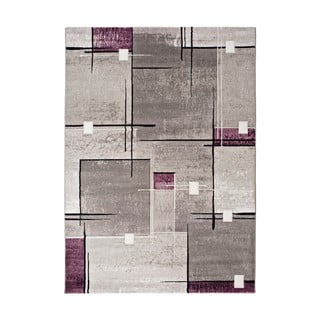 Sivo-vijolična preproga Universal Detroit, 160 x 230 cm