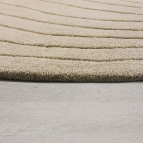 Bež volnena preproga 200x290 cm Puddle Wool – Flair Rugs-image-3