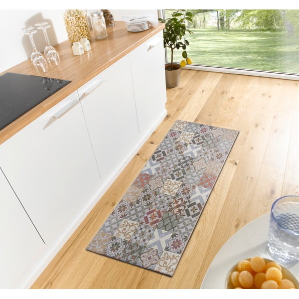 Siva preproga 75x150 cm Cappuccino Mosaik – Hanse Home-image-1