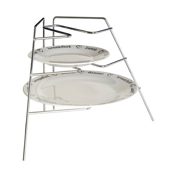 Kovinska dodatna kuhinjska polica v srebrni barvi 37x25 cm Wallis – Premier Housewares