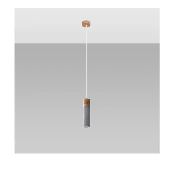 Siva viseča svetilka ø 7 cm Susanna – Sollux-image-2