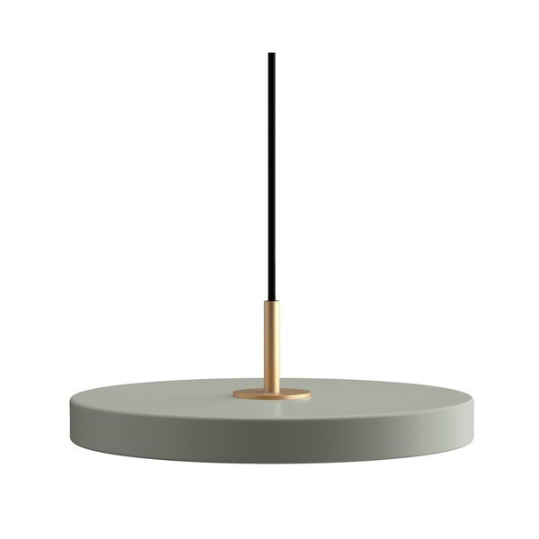 Žajbljevo zelena kovinska LED zatemnitvena viseča svetilka s kovinskim senčilom ø 31 cm Asteria Plus – UMAGE