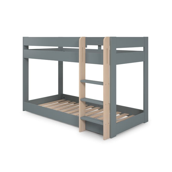 Prašno zelena pograd otroška postelja z letvenim dnom 90x190 cm Angel – Marckeric-image-2