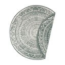 Zeleno-krem zunanja preproga NORTHRUGS Siruma, ø 200 cm