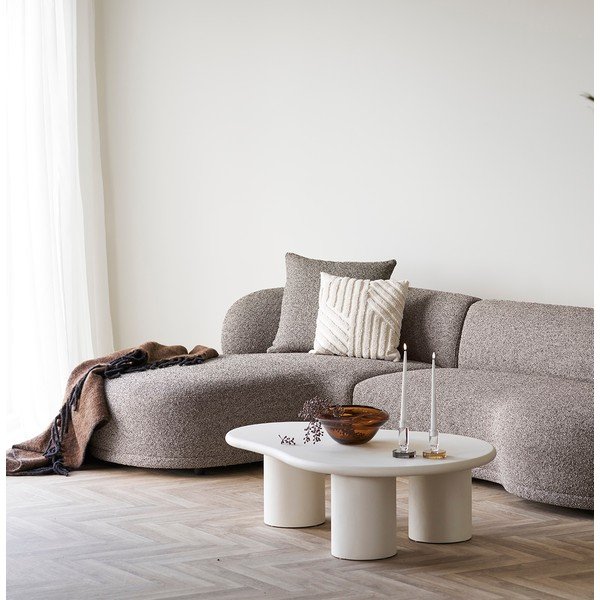 Svetlo siva mizica 80x120 cm Palmera – House Nordic-image-1