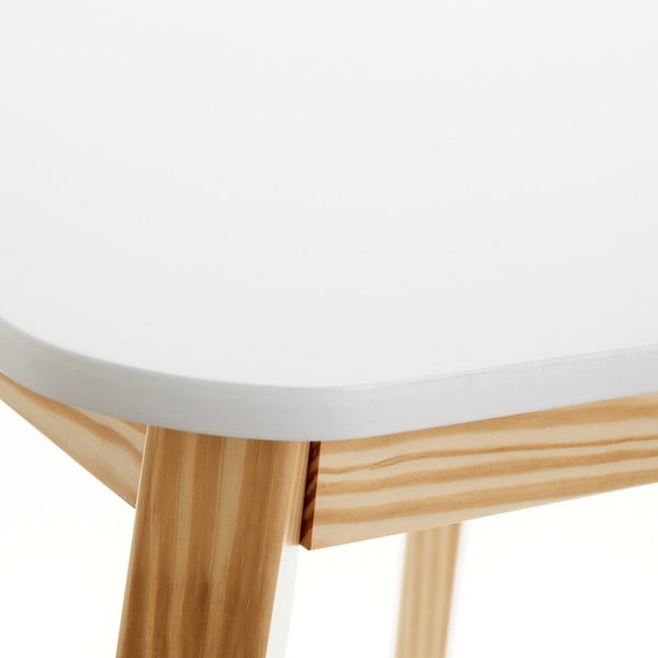 Otroška miza z belo mizno ploščo 55x55 cm – Casa Selección-image-1