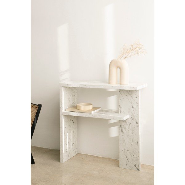 Bela stranska mizica 30x80 cm Dante – Really Nice Things-image-1