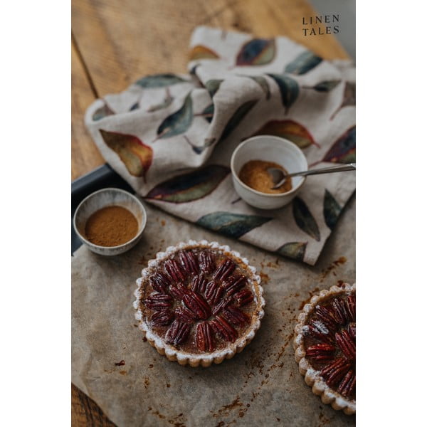 Lanena kuhinjska krpa 65x65 cm Golden Fall – Linen Tales-image-4