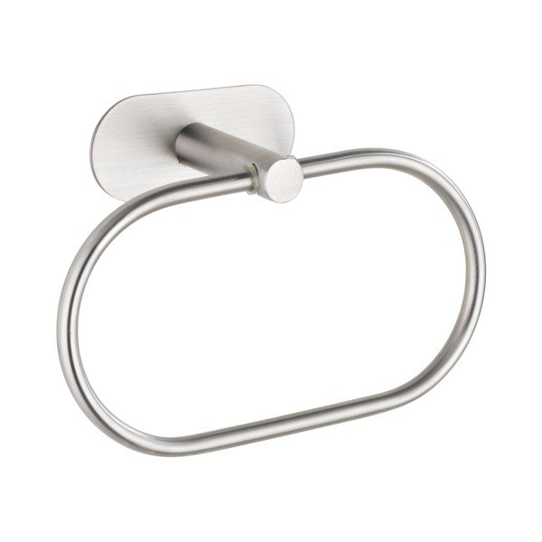 Držalo za brisače iz nerjavečega jekla v mat srebrni barvi z namestitvijo brez vrtanja Orea – Wenko-image-3