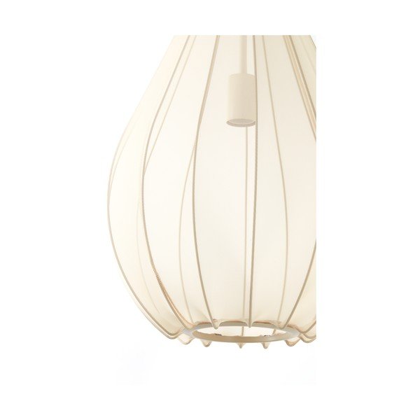 Bež viseča svetilka s tekstilnim senčilom ø 38 cm Itela – Light & Living-image-2