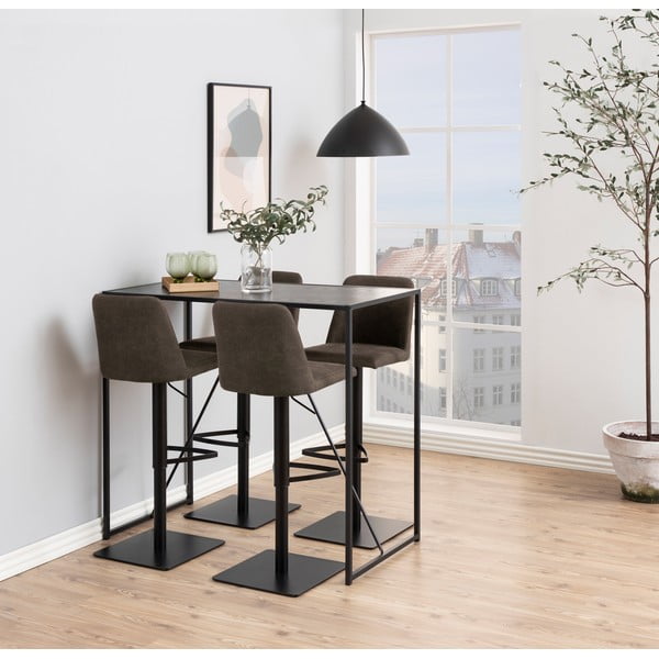 Antracitno siv barski stol z nastavljivo višino (višina sedeža 78,5 cm) Avanja – Actona-image-1