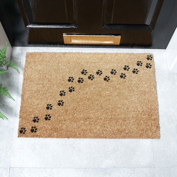 Predpražnik iz kokosovih vlaken 40x60 cm Paw Prints – Artsy Doormats-image-4