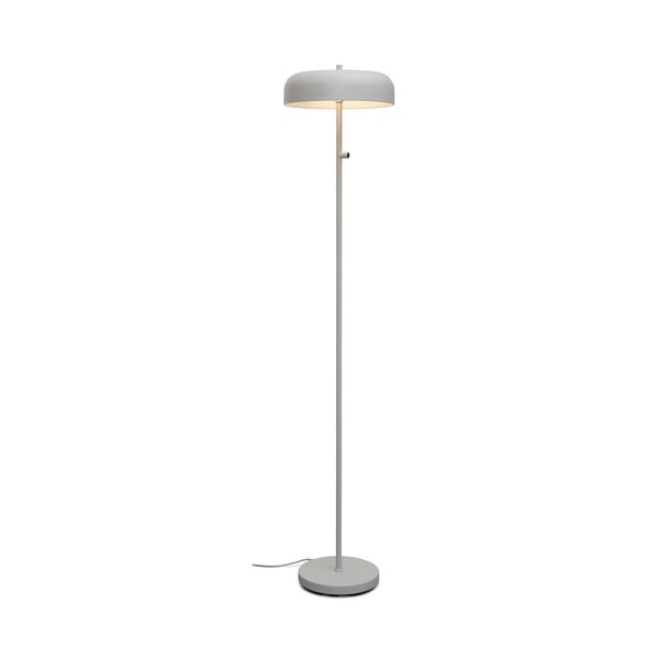 Siva stoječa svetilka s kovinskim senčnikom (višina 145,5 cm) Porto – it's about RoMi