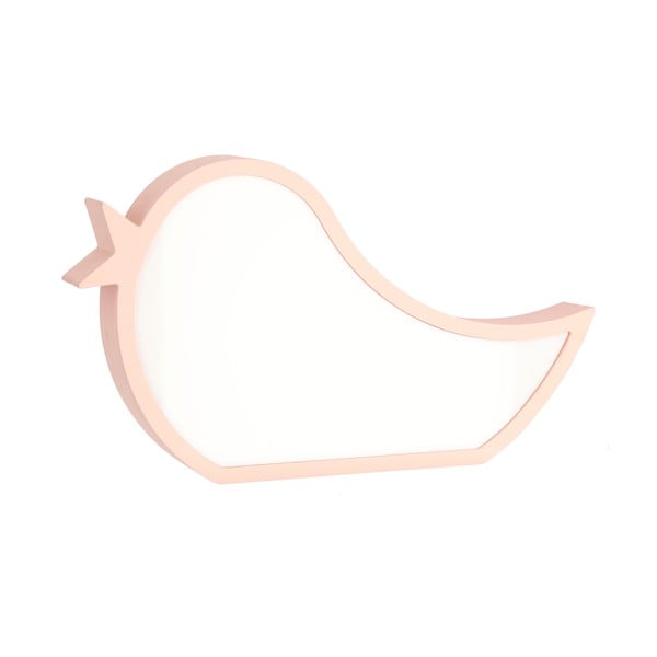 Rožnata otroška namizna svetilka Bird – Candellux Lighting