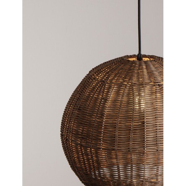 Viseča svetilka iz ratana v naravni barvi ø 39 cm Rielo – Nova Luce-image-4