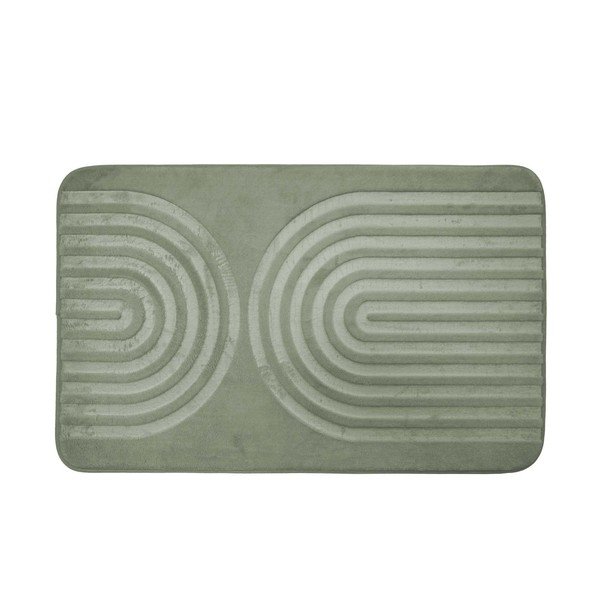 Žajbljevo zelena kopalniška preproga 45x75 cm Allure – douceur d'intérieur