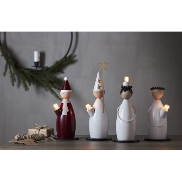 Bela božična svetlobna dekoracija ø 12 cm Lucia Classic – Star Trading-image-4